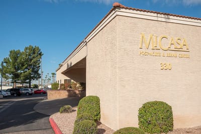 Exterior view of Mi Casa Nursing Center building