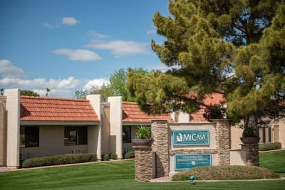Exterior view of Mi Casa Nursing Center building