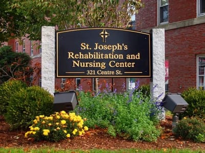 Exterior sign of St. Joseph's Rehabilitation and Nursing Center