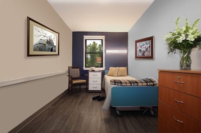 Cozy resident room with decor and a view