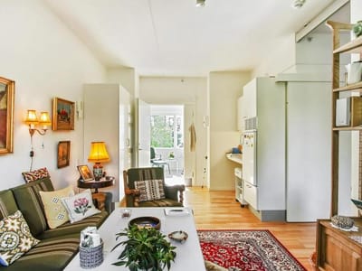 Cozy interior of a resident's room with furnishings