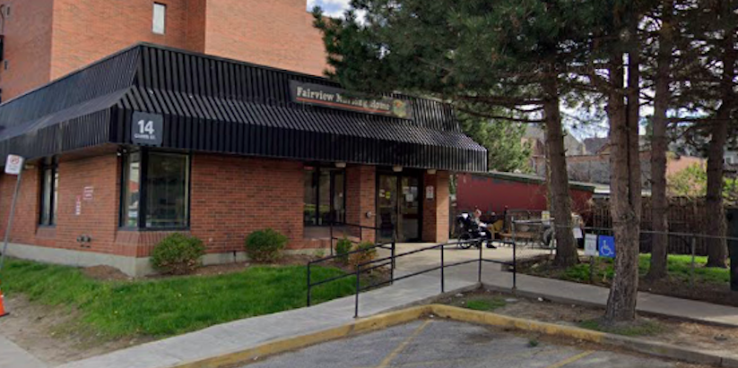 Exterior view of Fairview Nursing Home