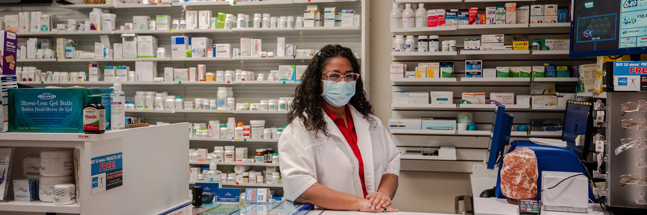 Pharmacy staff member at a facility pharmacy