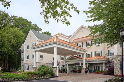 Exterior view of Brandywine Mountain Ridge facility with landscaped entrance