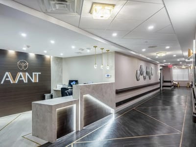 Interior view of Avant Rehabilitation reception area