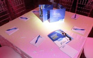 Atrium Center for Rehabilitation & Nursing, Nursing Home in Brooklyn, NY — Decorative table setup for a special event or gathering