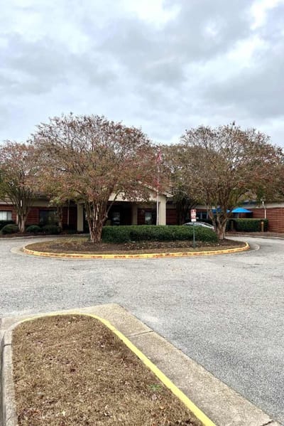 Front entrance of Cypress Point Rehabilitation and Nursing