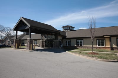 Building exterior of The Willows at Springhurst