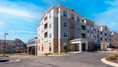 Exterior view of All Saints Neighborhood facility building