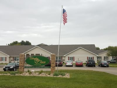 Exterior view of Arlington Place community entrance sign