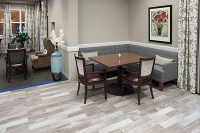 Interior common area with seating and decor
