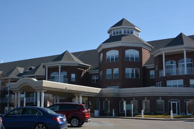 Exterior view of the Holland Home Breton Woods building
