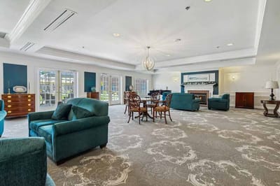 Interior common area with seating and decor