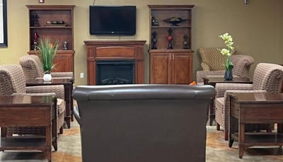 Cozy common area with comfortable seating
