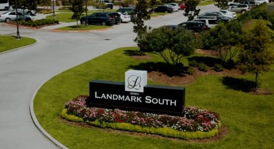 Signage for Landmark South Nursing and Rehabilitation Center