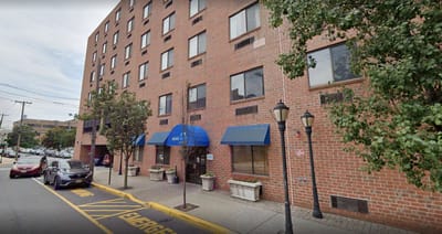 Exterior view of the assisted living facility building