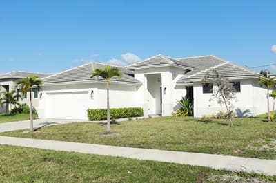Exterior view of a modern assisted living facility