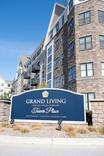 Exterior view of Grand Living at Tower Place