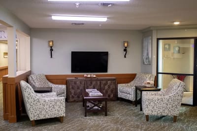 Cozy common area with comfortable seating