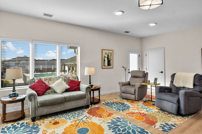 Cozy common area with comfortable seating