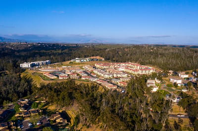 Aerial view of The Glen at Scripps Ranch campus