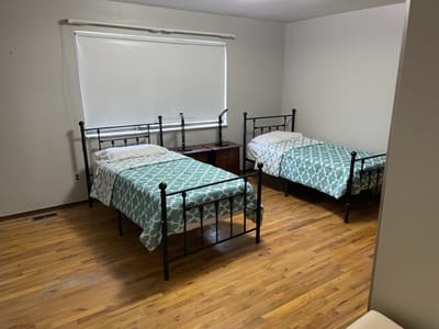 Shared resident room with two beds