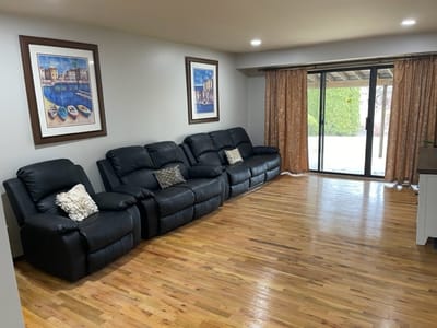 Comfortable seating in a common area