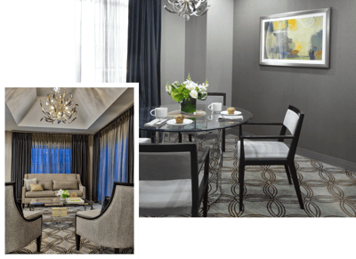 Elegant interior of a resident living space