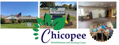 Exterior view of Chicopee Rehabilitation and Nursing Center.