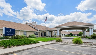 Exterior view of The Wellshire nursing home