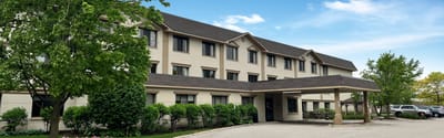 Front exterior view of the Bella Terra Streamwood facility