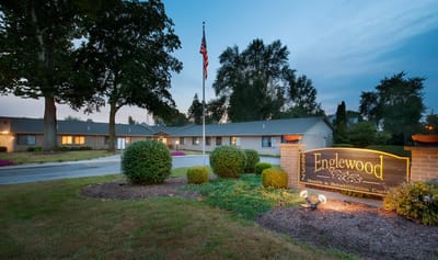 Exterior view of Englewood Health and Rehabilitation Center