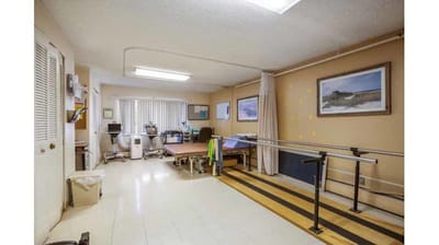 Interior view of a physical therapy room