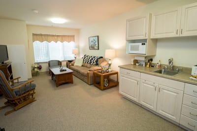 Cozy interior of a resident living space