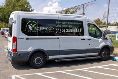 Transport van for Rosewood Rehabilitation Center