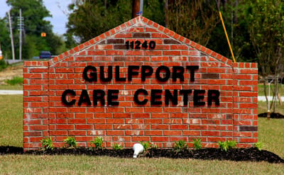 Exterior sign of Gulfport Care Center