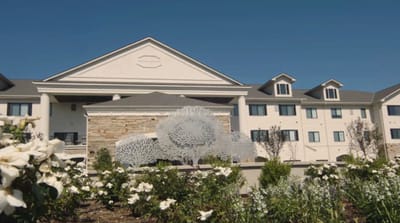 Exterior view of Grand Village at Clear Creek facility