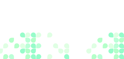 Abstract floral pattern in shades of green and white