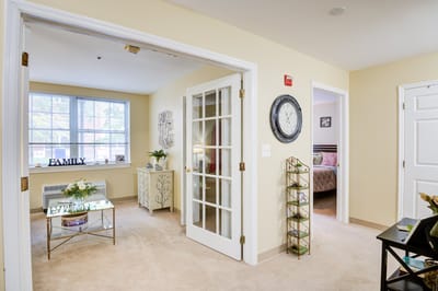 Interior view of a cozy resident room