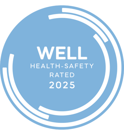 WELL Health-Safety Rated logo for 2025