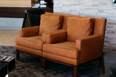 Cozy seating area in a welcoming lobby