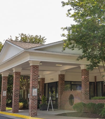 Entrance of the Paul Spring Community facility