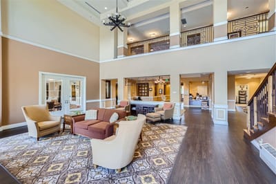 Interior common area with seating and decor