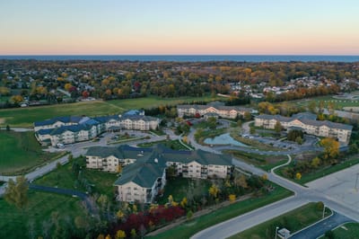 Aerial view of Parkview Gardens I Assisted Living