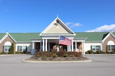 Front view of Meadow View Senior Living Community