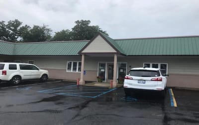 Exterior view of a senior living facility.