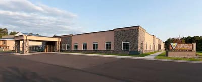 Exterior view of the health center building