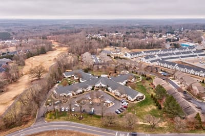 Aerial view of TerraBella Northridge facility area.