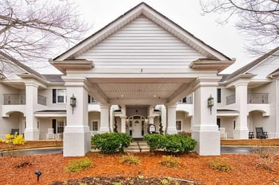 Entrance of TerraBella Northridge with landscaping