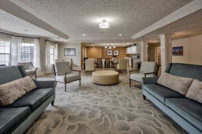 Comfortable common area in the facility.